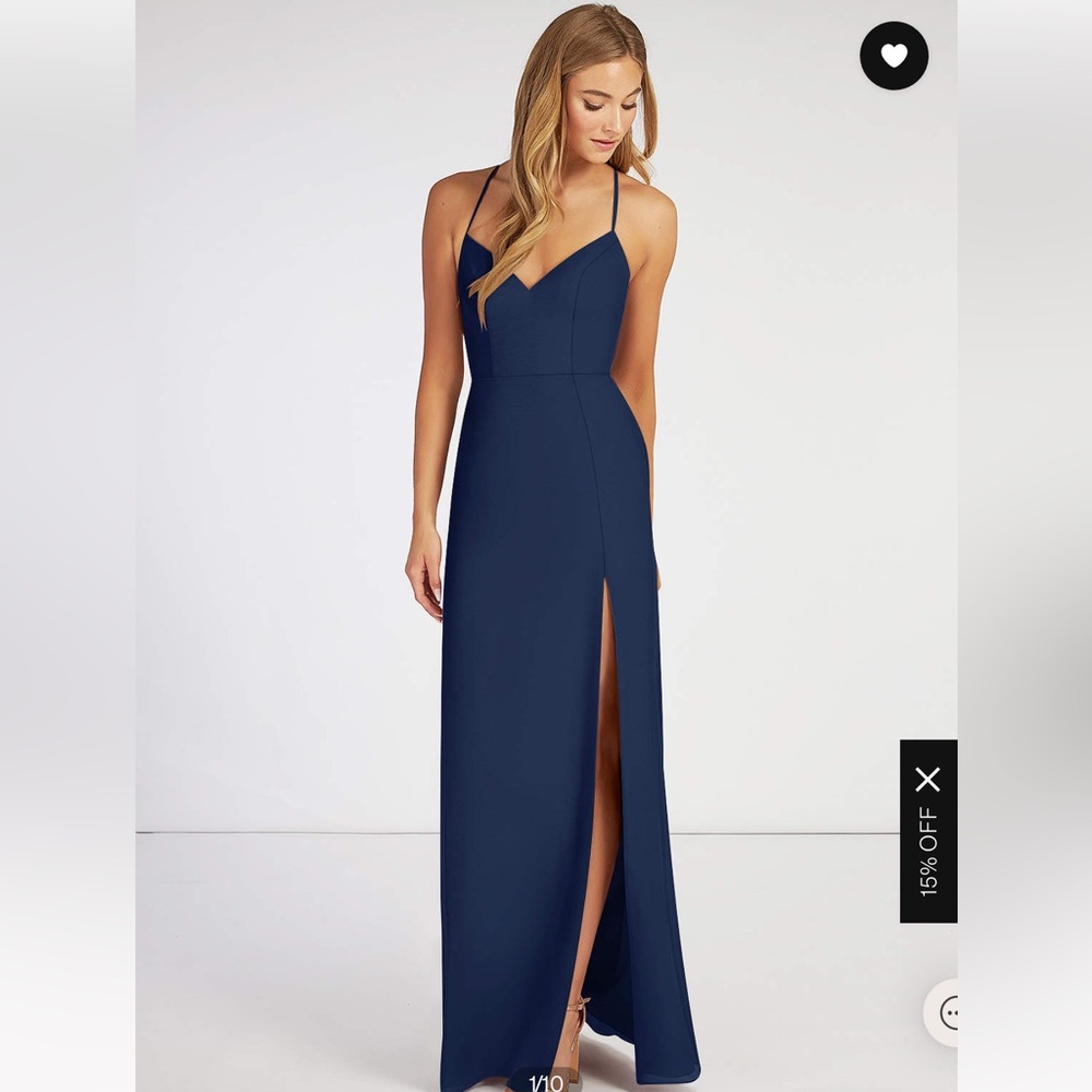 Azazie Manila Dark Navy Dress - New with Tags